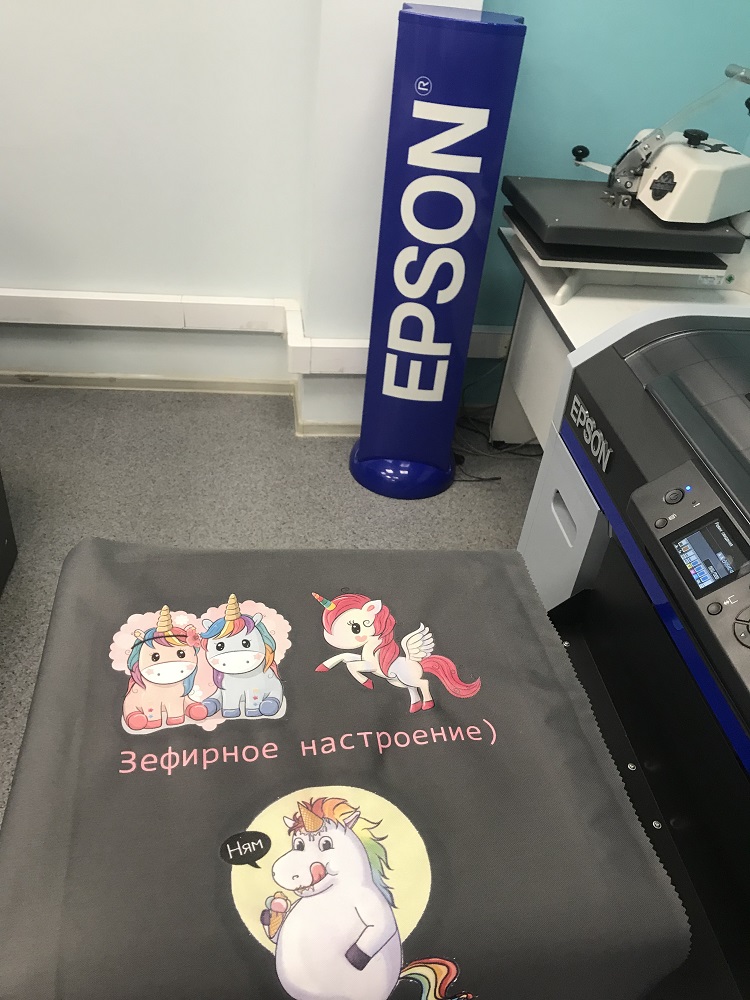 Печать с праймером Epson Pre-treatment Liquid
