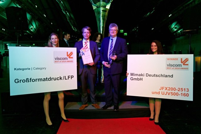 Mimaki получила награду Viscom Best 2014 Award